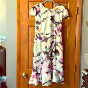 Betsey Johnson Abstract Floral dress